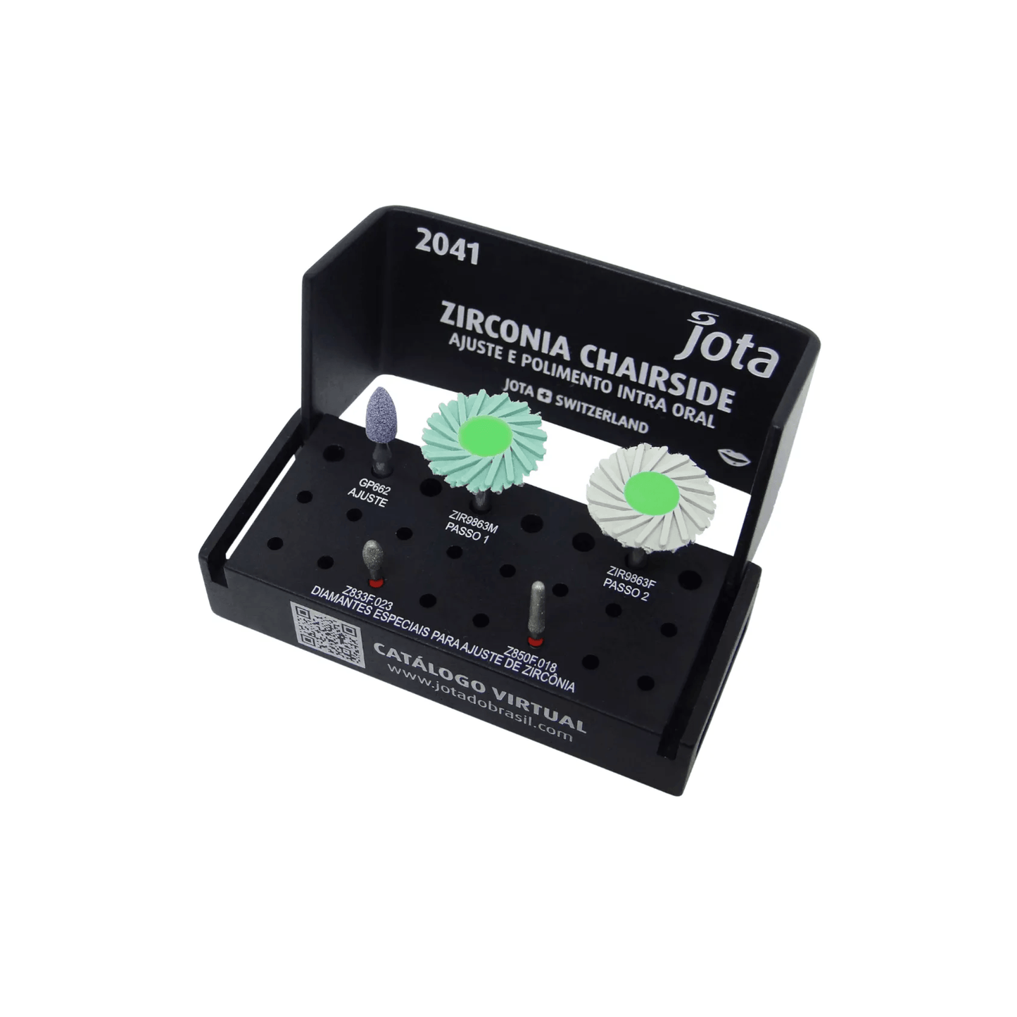 Kit Jota 2041 Zirconia Chairside - Ajuste e Polimento Intra Oral - Jota