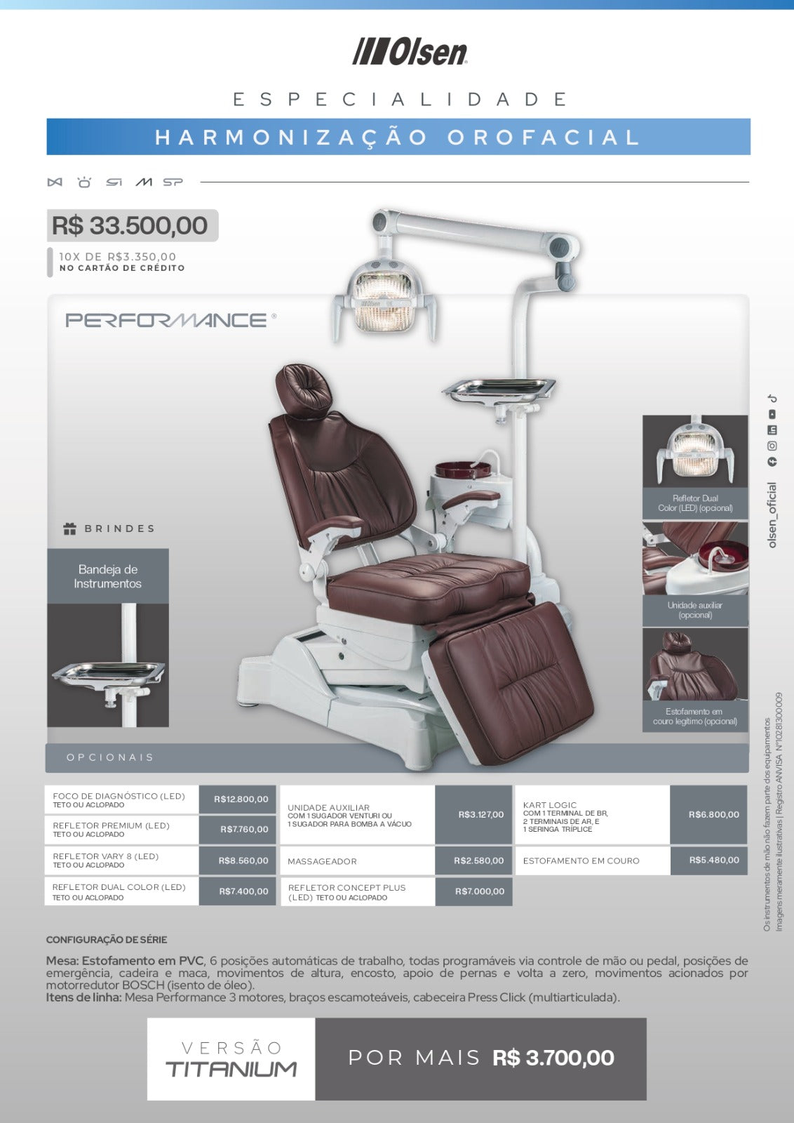 Consultório Performance Especialidade Harmonização Orofacial - Olsen
