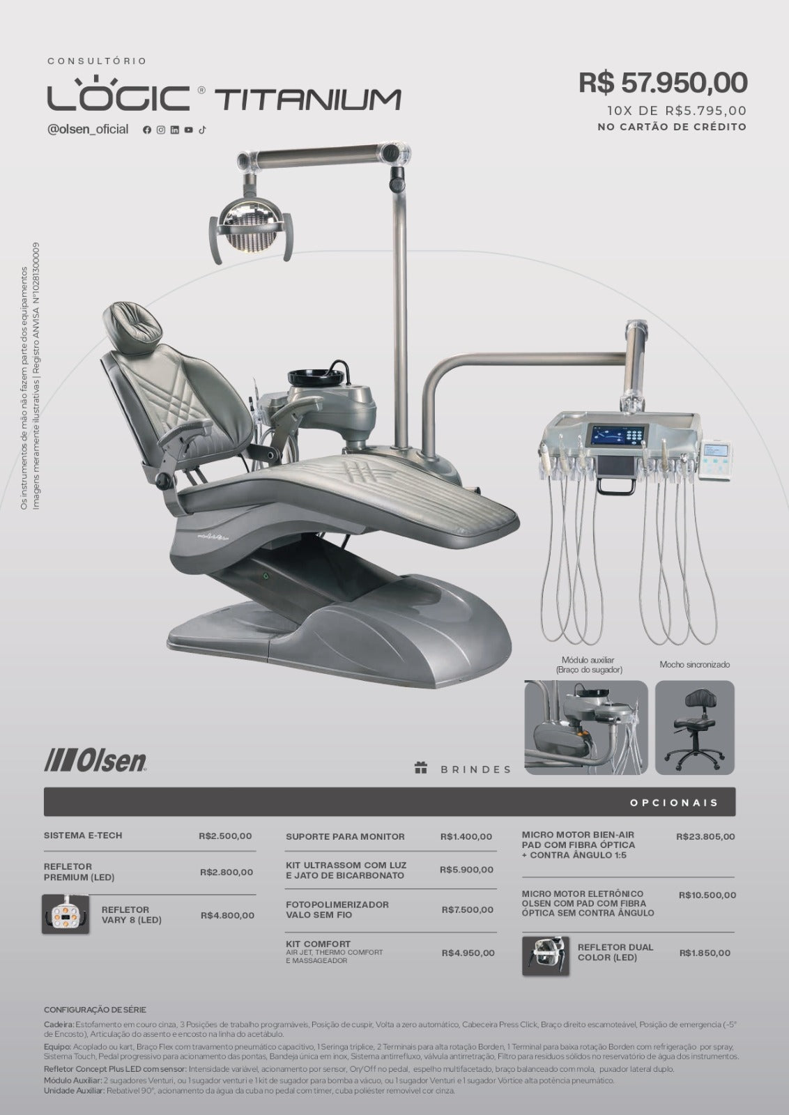 Consultório Odontológico Logic Titanium - Olsen