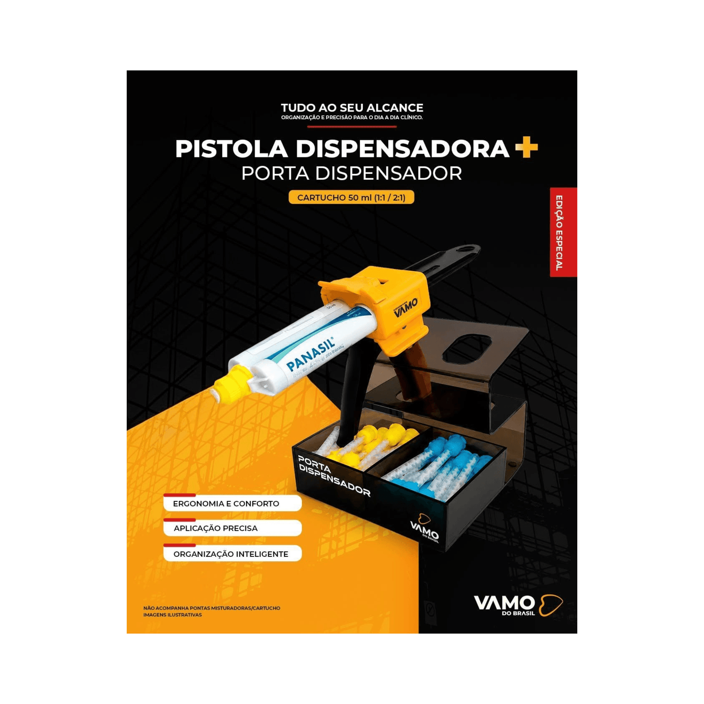 Pistola Dispensadora + Porta Dispensador Universal