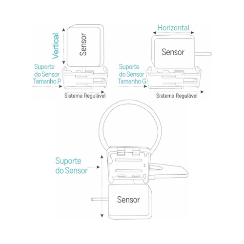 Posicionador Digital c/ Suporte do Sensor Regulável - Prisma