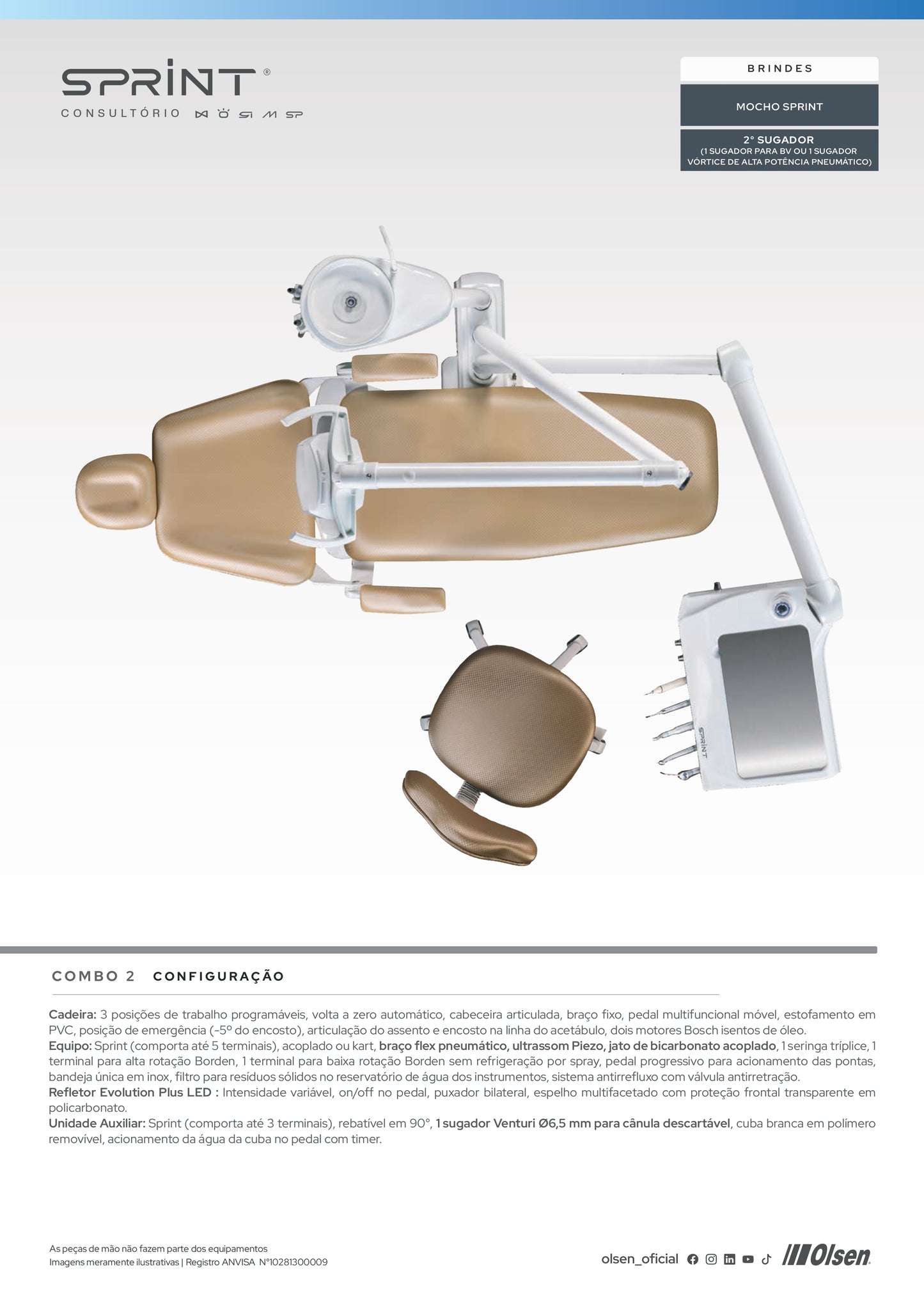 Consultório Sprint White - Combo 2 - Olsen