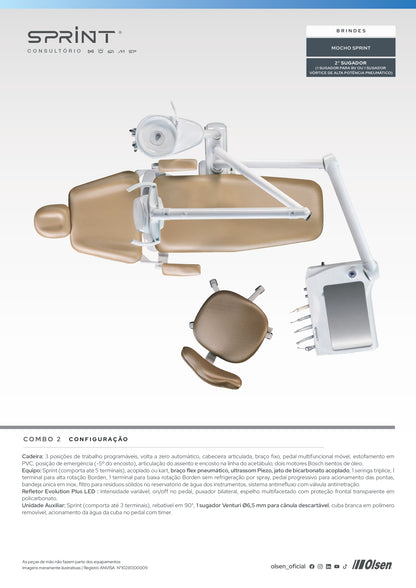 Consultório Sprint White - Combo 2 - Olsen