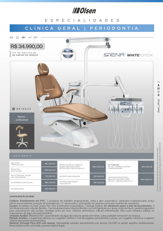 Consultório Siena White Edition Clínica Geral Periodontia - Olsen