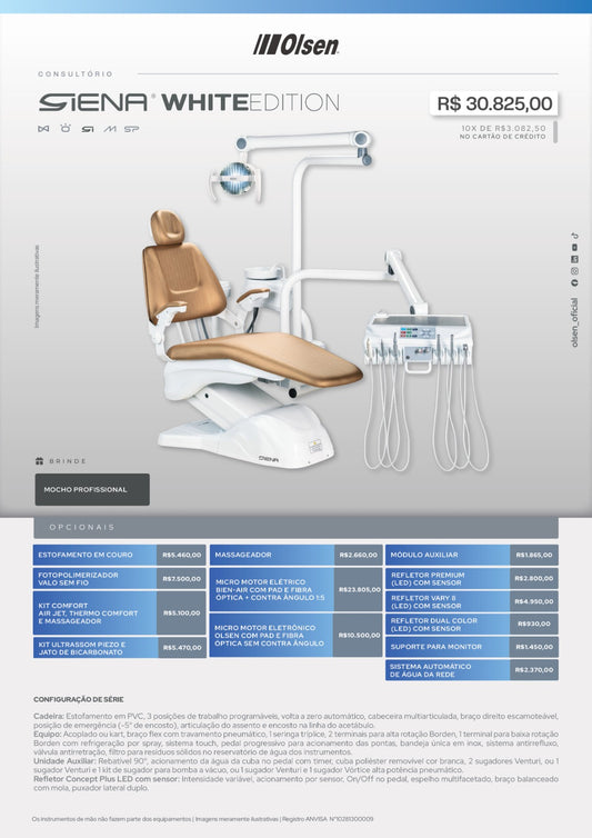 Consultório Odontológico Siena White Edition - Olsen