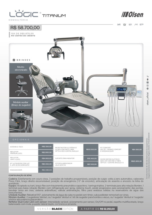 Consultório Logic Titanium - Olsen